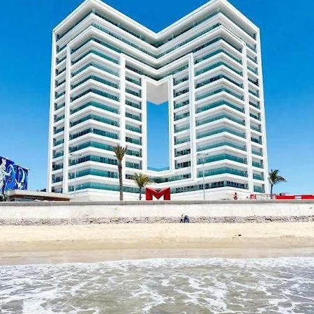 Condominio Torre Eme Frente Al Malecon Vista A La Ciudad Con Alberca Y Algo Al Mar Gimnacio Mazatlan Luaran gambar