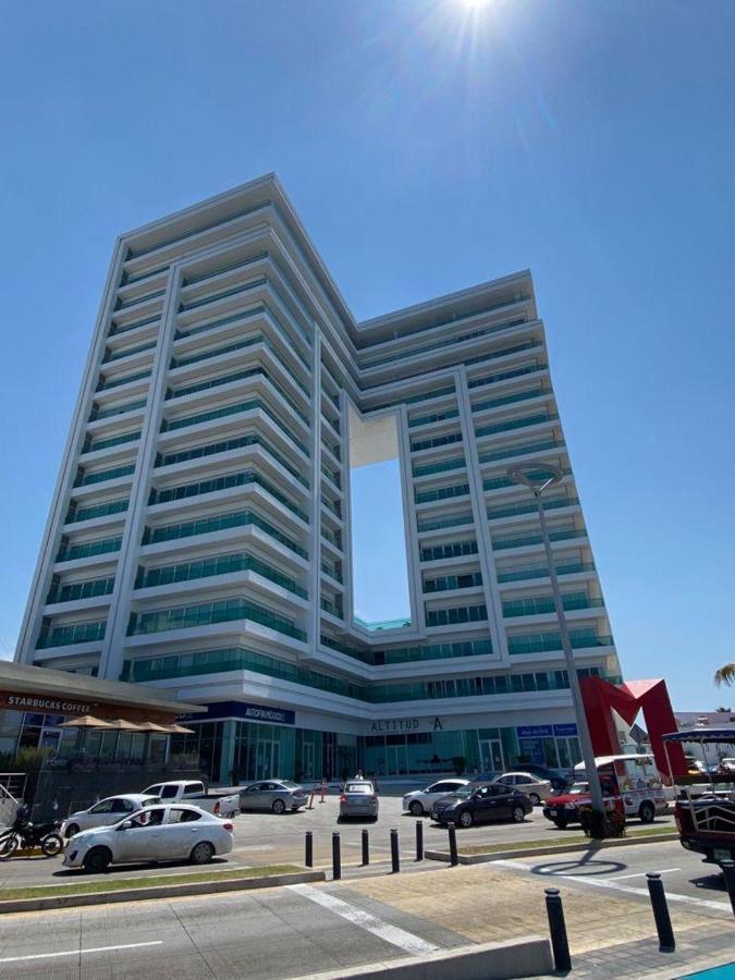 Condominio Torre Eme Frente Al Malecon Vista A La Ciudad Con Alberca Y Algo Al Mar Gimnacio Mazatlan Luaran gambar